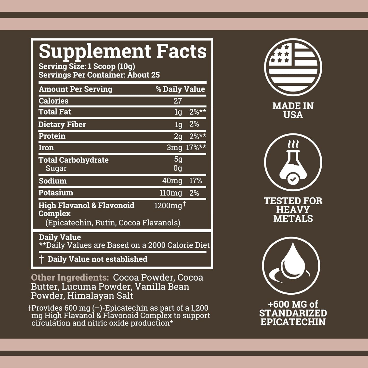 High Flavanol Cocoa Powder